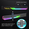 Elprico Graphics Card GPU Holder, ARGB 3Pin 4Pin Slidable, Supports