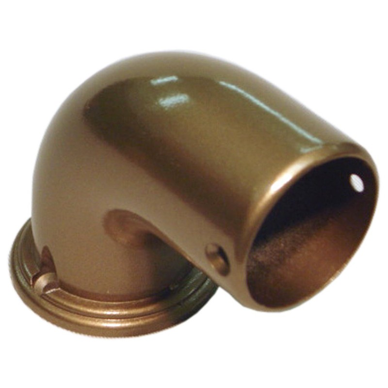 WAKI Warm Handrail 35 Hardware HIT135 End Elbow, Bronze