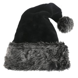 Ankelesz Christmas Hat, Santa Hat for Man Xmas Holiday Hat Unisex Velvet Comfort Christmas New Year Festive Party Supplies