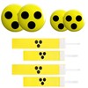 HOMURY Pack of 8 Blind Bandages Blind Badges: Blind Bracelet