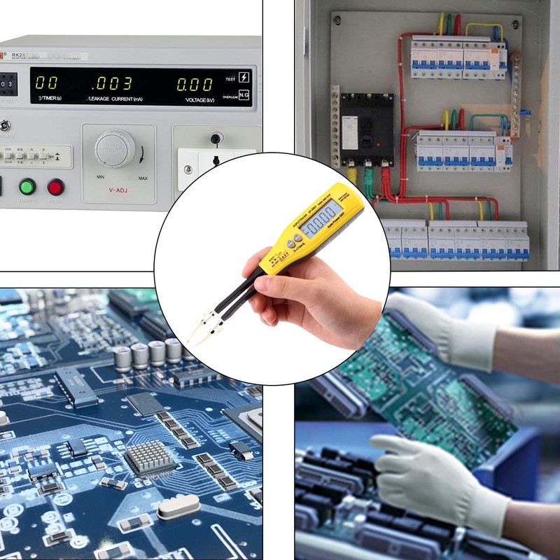 Pinzetta Multimetro Smart SMD Tester AP-990C Handheld Resistance Capacitance Auto