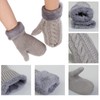 Good Cable Knit Gloves, Cold Protection, Fluffy, Ultra-Thick, Mitten Gloves,