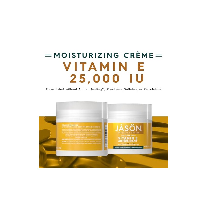 Jason Creme Vitamin E 25000 I.U, 4 oz