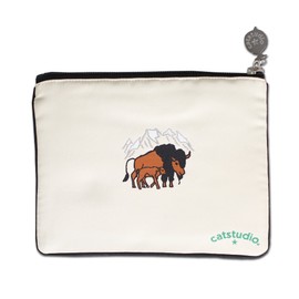 Catstudio Yellowstone Zipper Pouch Purse | Holds Your Phone, Coins, Pencils, Makeup, Dog Treats, & Tech Tools