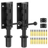 Mixizigoz 6.3 Inch Barrel Bolt Latch, Reinforced Slide Bolt Gate
