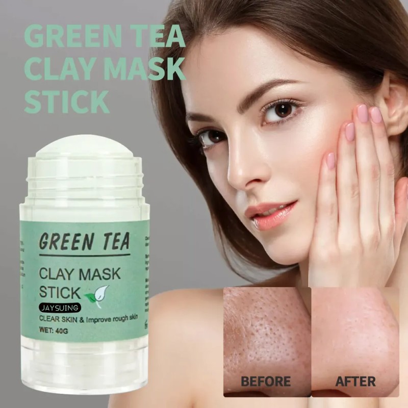 Mascarilla En Barra De Arcilla Con Té Verde Jaysuing Para