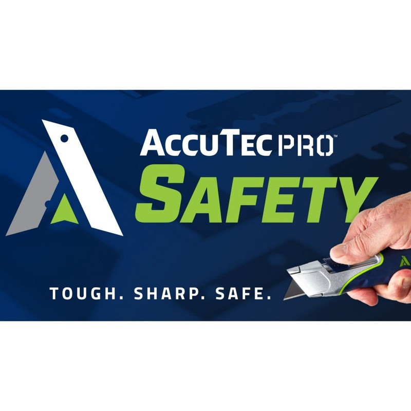 AccuTec Pro Safety U4 Standard Utility Knife - Pocket-Sized Cutting