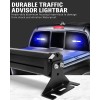 Emergency Strobe Traffic Light Bar 40LED Dash Safety Flashing Front/Rear