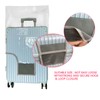 Lesuda Luggage Cover Thickened PVC Suitcase Cover Clear Trunk Lid