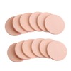 Beavorty 12Pcs Each Bag Round Sponge Puff Wet Dry Makeup