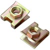 20 PCS Clip-On Nuts,U Shapes Nut Clamps Metal Clips Screw