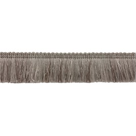 DÉCOPRO Brush Fringe Trim, Style# 0175SB, Color# 049 - Classic Silver [5 Yards]