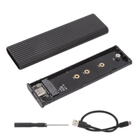 M.2 NGFF SATA SSD Enclosure Adapter USB C 3.1 M.2 SSD Enclosure Adapter with Aluminum Shell for SSD Size 2242 2260 2280