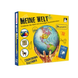 My World Advent Calendar 2024 for Children, Visit 24 Countries and Come Back in Time for Christmas Day! Explore Different Cultures and Create Your Original Homemade Pasted