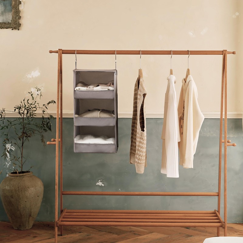 GRANNY SAYS 3-Shelf Hanging Closet Organizer, Pack of 1 Hanging