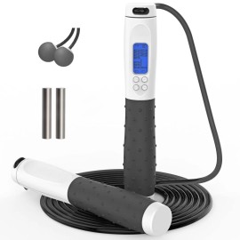 Unbranded Jump Rope, Skipping Rope w/ Counter -Adjustable Jumping Rope for Men Women Kids