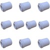 25mm PVC Male Conduit Adaptor White– Pack of 10