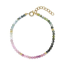 MARLION JEWELS Women's bracelet with small crystals. Gold-plated / silver-plated surgical steel women's bracelet ideal for Valentine's Day and Mother's Day gift, birthday... jewellery women's