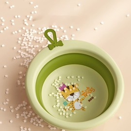 Toddmomy 2Pcs Baby Folding washbasin Dish Washing Basin Collapsible wash tub Foldable wash Basin Collapsible Washing Bowl Collapsible Sink Bowl Camping Sink Children's Basin pp Travel Light