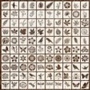 Youteer 100Pcs Stencils for Painting, 3 Inch Reusable Small Stencil