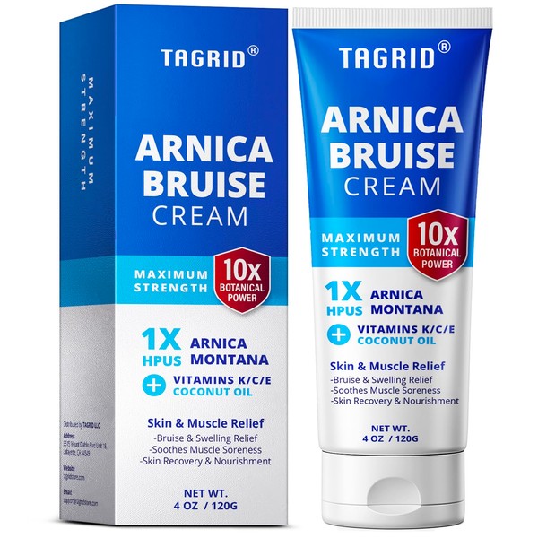 Arnica Bruise Cream: Maximum Strength Fast Pain Relief Cream with