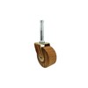 Shepherd Hardware 9051 1-5/8-Inch Designer Stem Casters, Wood Wheel, 5/16-Inch
