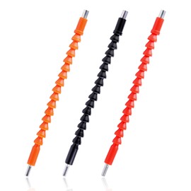 GOLD DEER 3PCS Universal Bit Flexible Screwdriver Extension Drill Bit Extension Impact Driver Rotatable Socket Adapter & Screwdriver Bit Set Bendable Drill Bit Extension Angle Drill Bit Attachment