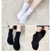 The Socks Short Crew Socks, Set of 6, Black