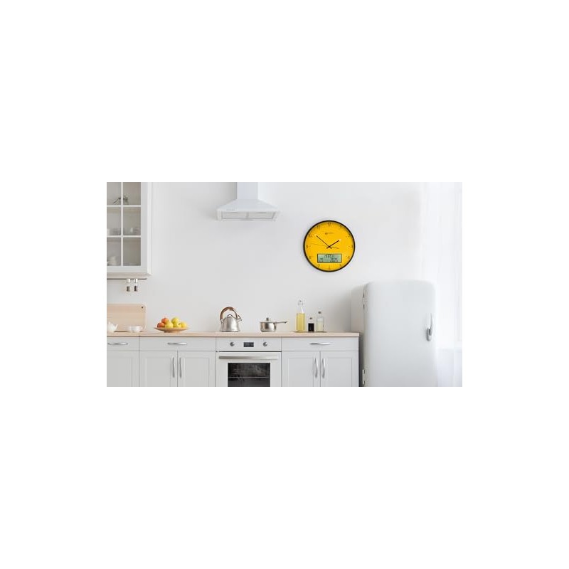 Geemarc Large Analogue Clock with Full Date and Time on
