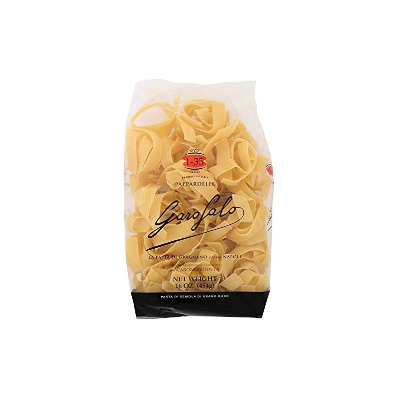Garofalo No.1-35 Pappardelle Semolina Pasta, 16 oz