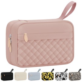 Vankor Travel Toiletry Bag for Women Large Size Pink