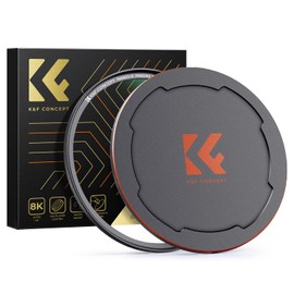 K&F Concept 2.2 inches (55 mm) Magnetic MCUV Filter + Magnetic Lens Cap, Lens Protection Filter, Magnetic Adsorption, Convenient Installation, UV Absorption, Lens Protection, 28 Layers Nano Coating,