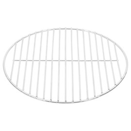 vidaXL BBQ Grill Grate Rack - Round 34.5 cm - 304 Stainless Steel - Universal Fit for Weber and Charcoal Grills - Easy to Clean - Silver