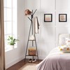VASAGLE Coat Rack Freestanding, Coat Hanger Stand, Hall Tree with