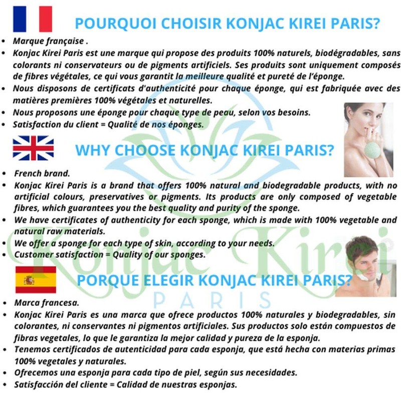 KONJAC KIREI PARIS (Green Tea)