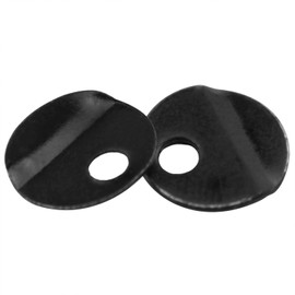 Yocimango 100 Metal Round Press Black + 100 Screws Picture Frame Backing Clips Picture Frame Clips to Hold Picture in Frame for Hanging Pictures Poster 100 Set