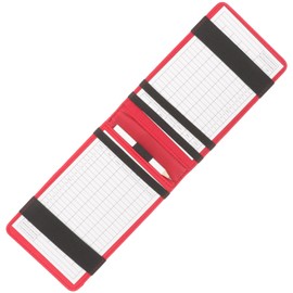 SEWACC Golf Scorecards Holder Pu Leather Score Keeping Notebook for Easy Recording Portable Design Fits Standard Scorecards for Golf Enthusiasts