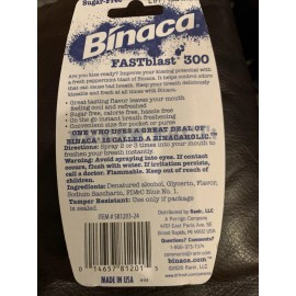 Binaca Excellent Binaca FASTblast Breath Spray - Peppermint, 0.50oz