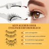 Reusable Magnetic Eyelashes Natural Look with Applicator, Magnetic Eyelashes Set,