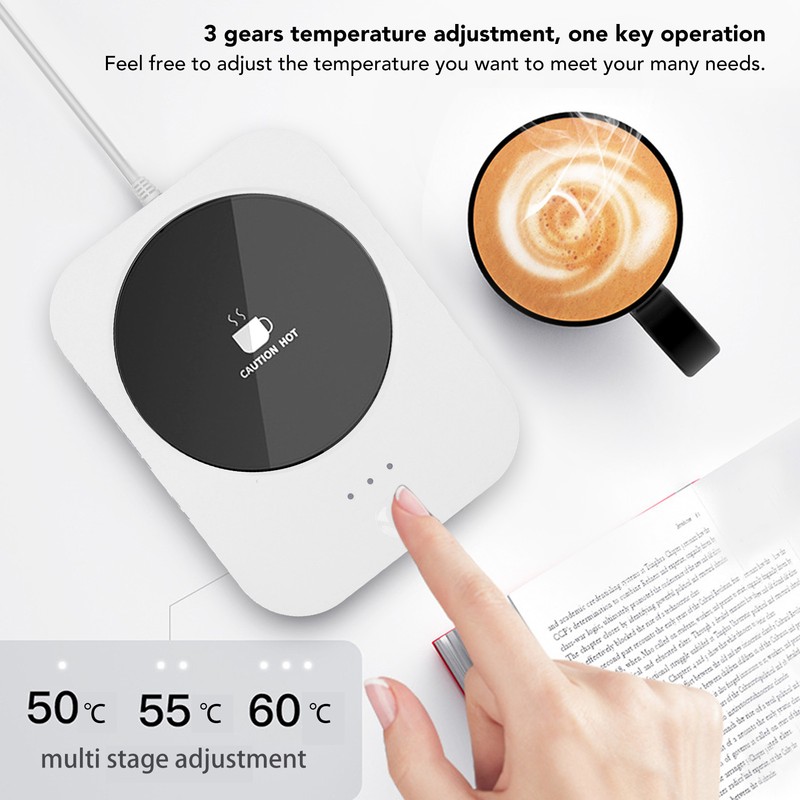 Smart Mug Warmer 3 Gears Control USB Powered Heating Coaster