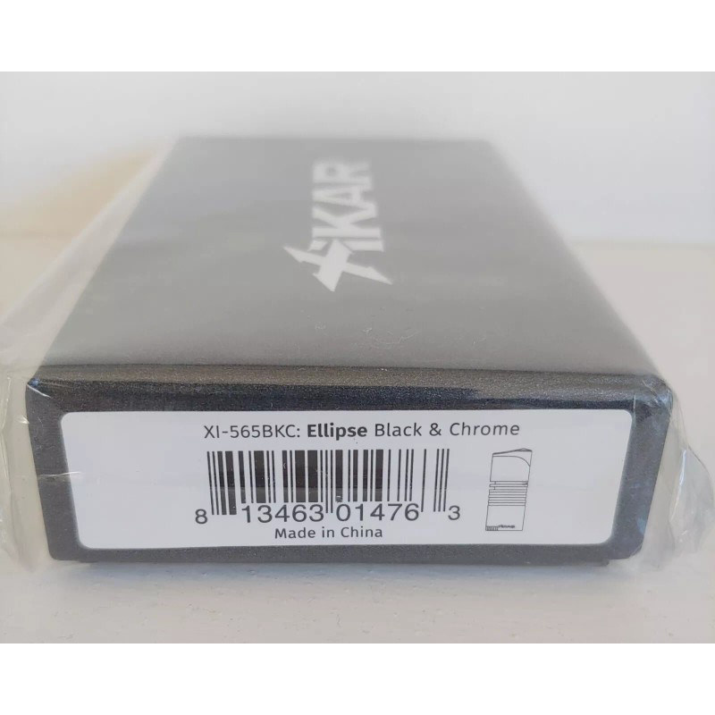 XiKAR ELLIPSE Triple Jet Flame Cigar Lighter - Black &