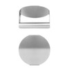 QWORK® Burger Press, Burger Smasher, 5.51" Round, 304 Stainless Steel,