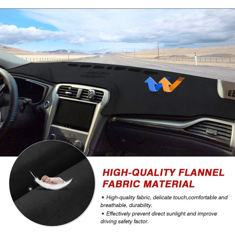 Cartist - Tapete para tablero de salpicadero para Ford Fusion