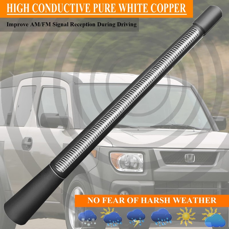 7 Inch Antenna Replacement for Honda Element (2003-2011), Honda Element