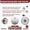 DOJA Barcelona Radiator Bleed Valve Pack 12 - Screwed Ends,