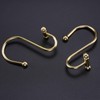 EleCharm 12PCS Gorgeous Gold Decorative Shower Curtain Hook Upgrade T