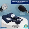 MEDSTAR | Esfigmomanómetro Aneroide de Aluminio para Adulto (Azul)