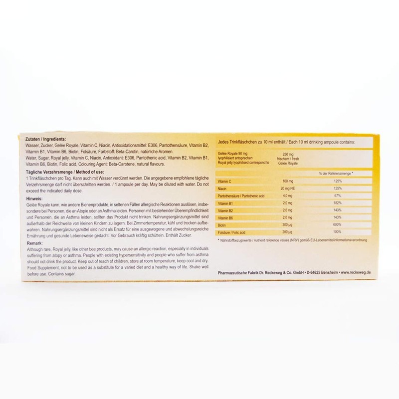 Vita Royal Drinking Ampoules 12 x 10 ml