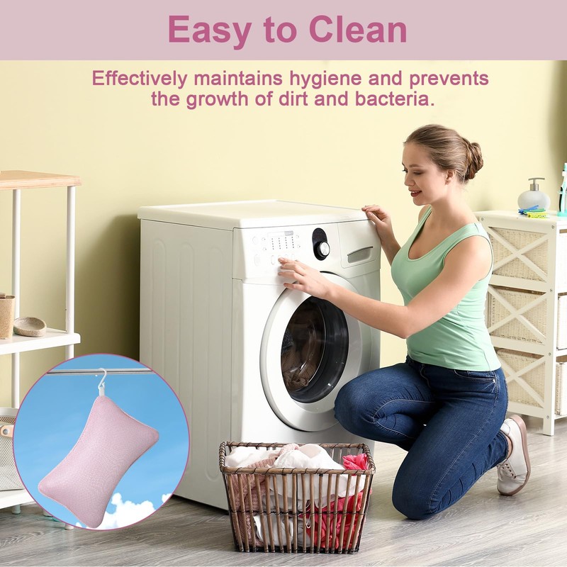 3D Bath Pillow for Bathtub - Breathable Mesh Tub Pillow