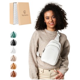 Vantamo Crossbody Bags for Women: RFID Blocking Vegan Leather Sling Bag with Anti-Pickpocket Clip - Trendy & Compact, Secure Style for Everyday Use with Peace of Mind Promise -3 Sizes, 6 Colors